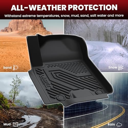 LASFIT Floor Mats for Nissan Armada/Infiniti QX80 8-Seat 2019-2024 - Image 5