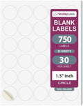 NextDayLabels 1.5 Inch Round Label Matte White, Blank Laser/Inkjet Printer by NextDayLabels