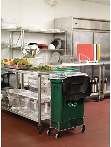 Rubbermaid Commercial Products Slim Jim Trash/Garbage Can with Venting Channels 16-Gallon Blue for Kitchen/Office/Workspace - Image 5