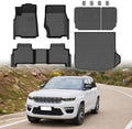Mixsuper Floor Mat & Cargo Liner for 2022-2026 Jeep Grand Cherokee 5-Seater(WL Include 4xe, Not WK2 or WL75),All Weather TPE Floor Mats Protection for Cherokee Accessories,Full Set Anti-Slip Car Mats by Mixsuper