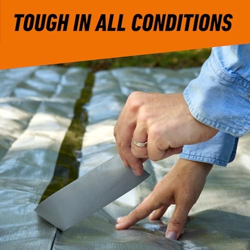 GORILLA Tape; Duct; Utility; Triple Layer Strength; Indoor & Outdoor; Weather Resistant Shell; 1.88 in x 10 yd; Black; (Pack of 2) - Image 5