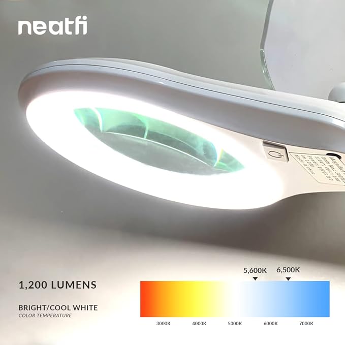 Neatfi 1, 200 Lumens Super LED Magnifying Lamp - Image 3