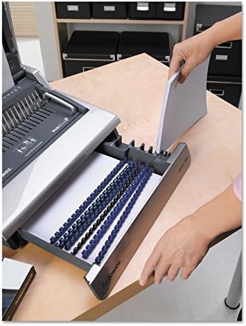 Fellowesamp;reg; - Galaxy Comb Binding System, 500 Sheets, 19-5/8w x 17-3/4d x 6-1/2h, Gray - Sold As 1 Each - Designed for Frequent use, Ideal for Large Office Applications. - Image 6
