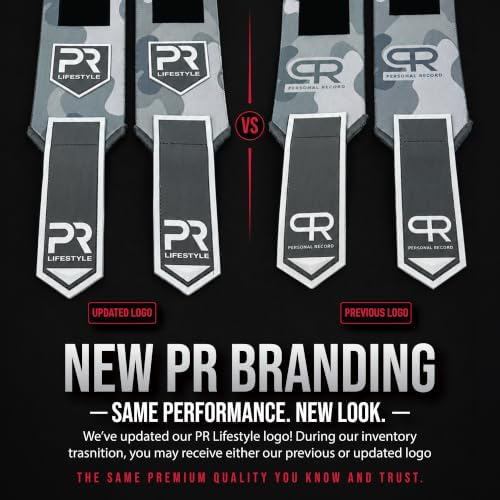 PR Personal Record Heavy Duty Premium Wrist Wraps, More Elasticity, Reinforced Stitching, Extra Wide Strap, Strong Thumb Loop, Larry Wheels Weightlifting Wraps - Image 5