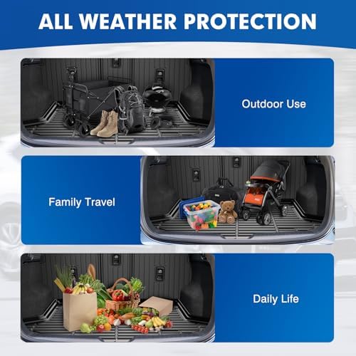 Mixsuper Cargo Liner for Mazda CX-5 CX5 2017-2024 2025, All Weather Trunk Mat Backrest Mat TPE Back Seat Cover Protector for CX5 Accessories - Image 6