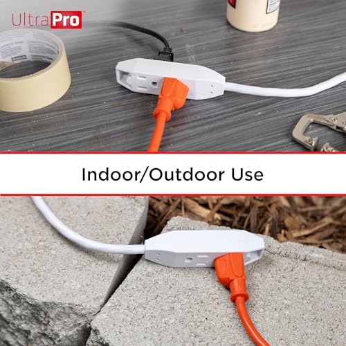 UltraPro 25 Ft Indoor Extension Cord Multiple Outlets 3 Outlet - Image 5