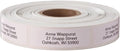 Custom Self-Stick Address Labels, Classic White, Roll of 1000 by MilesKimball