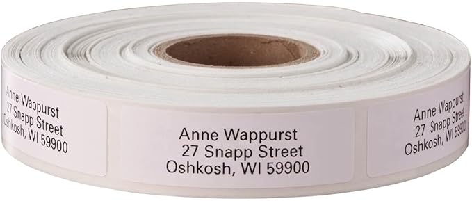 Custom Self-Stick Address Labels, Classic White, Roll of 1000 by MilesKimball