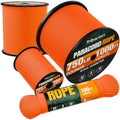 Paracord Rope 750 lb - 1000ft 5/32" Parachute Cord 4MM 12-Strand para Cord - Heavy Duty Spool String for Survival,Camping Gear, Survival Bracelet, Clothesline - Orange by Triberion
