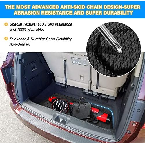 Cartist Cargo Liner Fits for Honda Odyssey 2018-2026, All Weather Trunk Mat for Odyssey Accessories, Heavy Duty Car Mats, Car Accessories - Image 7