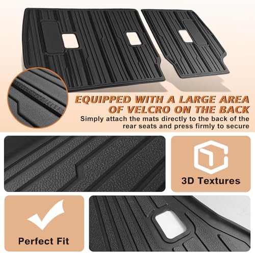 TripleAliners Trunk &Seatback Mat for 2025 2026 4Runner, 5-Seat, Non-Hybrid - Image 6