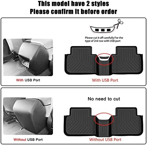 AUXKO All Weather Floor Mats for Honda Civic 2026-2022 Acura Integra 23-26 - Image 3