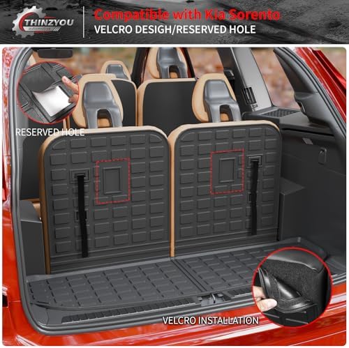 Trunk Mat with Backrest Mat for 2021-2025 2026 Kia Sorento - Image 3