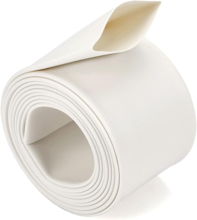 Chanzon 2:1 Ratio 3/8" Heat Shrink Tubing 3.3Ft Roll White Polyolefin Sleeving by Chanzon