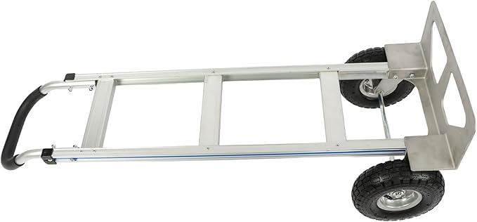 findmall 500 Lbs Capacity Dolly Aluminum Silver Hand Truck - Image 3