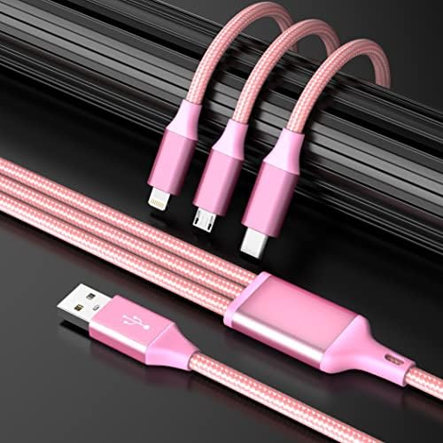 Multi Charging Cable, 3 in 1 Charging Cords for Multiple Devices-2Pack4FT - Image 2