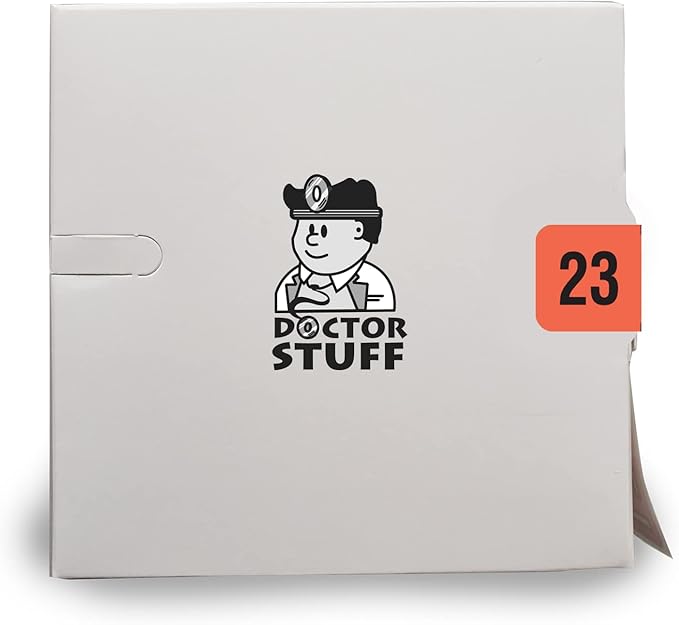 2023 Year Stickers, Doctor Stuff 2023 Chart Stickers, Fluorescent Red Colored - Image 3