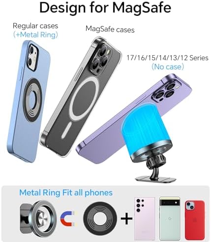Kaistyle for Magsafe Car Mount【Strong Magnet】Magnetic Phone Holder for Car Phone Holder Mount Dash Mounted Holders Cell Phone Holders for Your Car Accessories for Women Men for iPhone 18 Pro Max 17 16 - Image 7