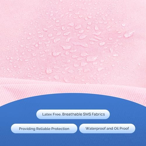 JMU 10-100 Pack Disposable Lab Coats, SMS Disposable Medical Jackets - Image 6