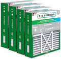 Filterbuy 22x24x5 Air Filter MERV 8 Dust & Allergy Defense (4-Pack) by Filterbuy