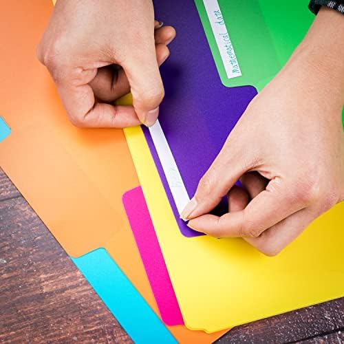 Mr. Pen- File Folders, 1/3 Cut Tab, 6 Pack, Assorted Colors, Letter Size - Image 3