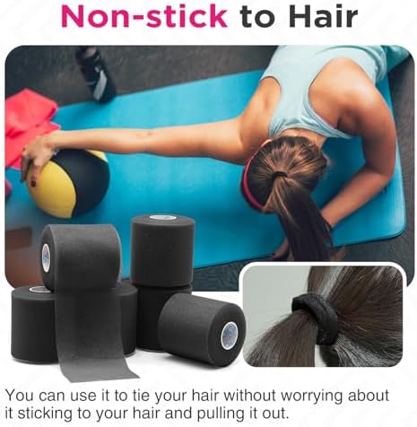 OK TAPE Pre Wrap Tape Athletic Foam Underwrap for Sports 6-Rolls, 72 Yds - Image 7