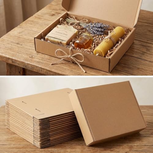 9x6x2 Cardboard Shipping Boxes Set of 20, Brown - Image 6