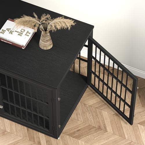 rehomerance 46" Heavy Duty Dog Crate Furniture for Large Dogs - Image 7