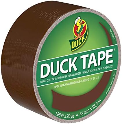Duck Brand 1304965 Color Duct Tape, Single Roll, Brown, 60 Foot by DuckBrand