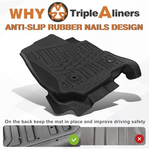 TripleAliners Floor Mats for 2025 2026 Toyota 4Runner 5-Seat, Not Hybrid - Image 5