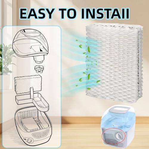 8 Pack WF813 Humidifier Wick Filters for Equate Relion Protec - Image 4