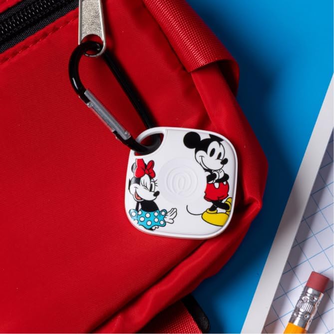 Life360 Tile - Mickey & Minnie - Bluetooth Tracker, Keys Finder and Item Locator for Keys, Bags and More. Phone Finder. Both iOS and Android Compatible. 1-Pack (White) - Image 3