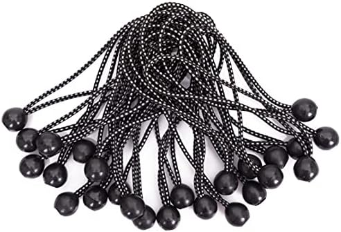 Kotap BB-9B Ball Bungee Cord, Heavy-Duty & Versatile, Indoor & Outdoor, Tarp Tie-Down, Organize & Secure, 9-Inch, Black, 50 Pack - Image 5