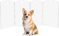 Modern Frame Clear Acrylic Freestanding Pet Gate by Feoyoho