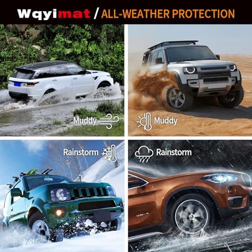 Custom Fit Cargo Liner and Backrest Mat for 2007-2018 Jeep Wrangler JK 4 Door Accessories All Weather TPE Rubber Protection Mat - Image 7