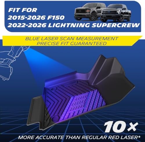 Michelin Vehicle Mats for 2015-2026 Ford F150/2022-2026 Lightning Crew Cab - Image 4