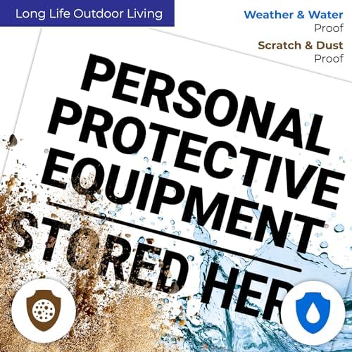 Personal Protective Equipment Stored Here Sign, - Image 2