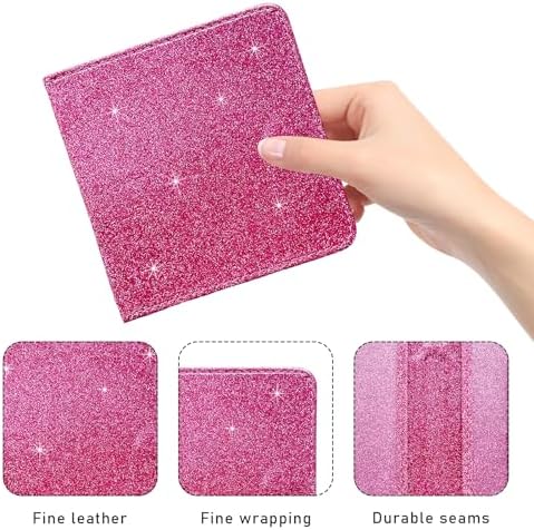 Ziciner Car Registration and Insurance Holder, Auto Card Document Glove Box Organizer with Magnetic Closure, Universal Vehicle Interior Accessories for Cars SUVs (Red-Small) - Image 3