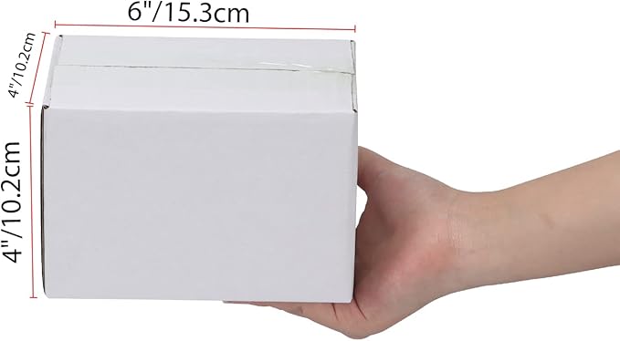 Calenzana 6x4x4 Shipping Boxes Set of 40, Small Corrugated Cardboard Box - Image 5