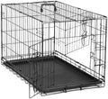 DUMOS 42 Inch Dog Crate, Medium Large Foldable Dog Cage Pet Kennel by DumosLifestyle