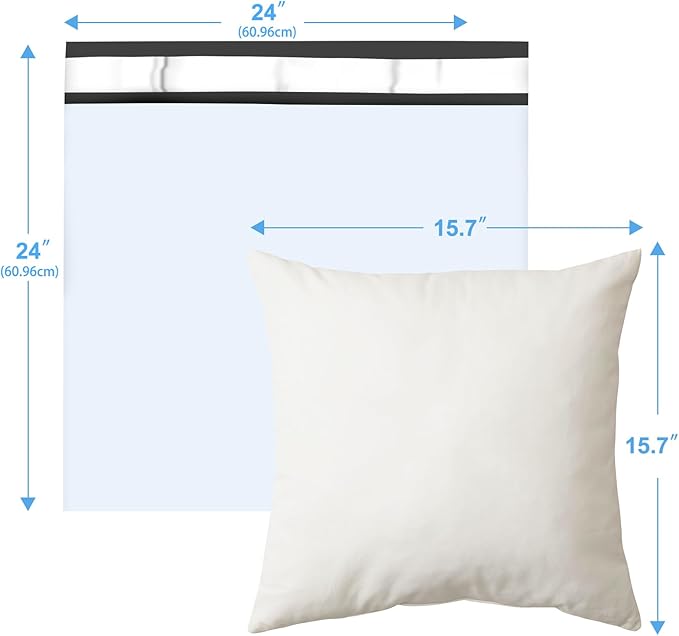 Large Poly Mailers 24x24 Inch 50 Pcs, Extra Large Shipping Bags - Image 2