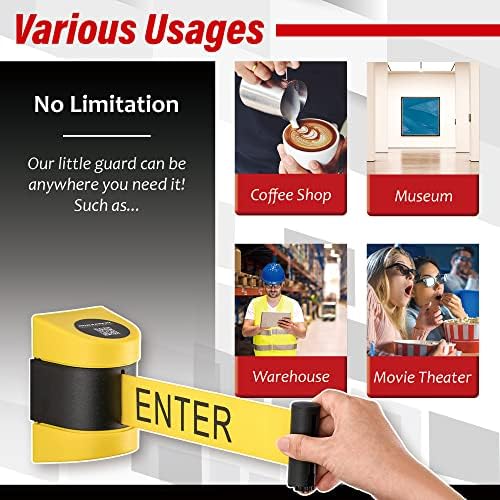 DuraSteel Wall Mount Retractable Belt Barrier - Image 4