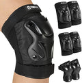 Tanden Skating Protective Gear Knee and Elbow Pads Wrist Guards for Roller Skating Skateboarding, Skate Pads Adult Knee Pads by Tanden