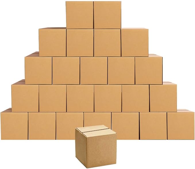 Edenseelake Shipping Boxes Small 5 x 5 x 5 inches Cardboard Boxes, 25 Pack by Edenseelake