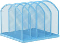 Gawerk 5-Section Vertical Desktop Organizer, 5-Section Mesh File Folder Stand Sorter for Office Home Classroom Organization by Gawerk