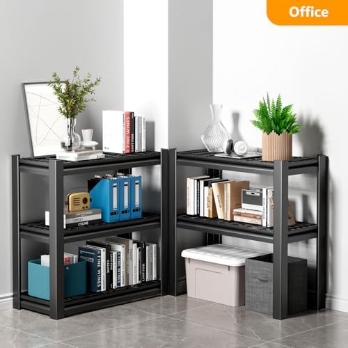 OS MOTOR Heavy Duty Storage Shelving Unit (72" H x 35" W x 16" D) 2 Pack - Image 7