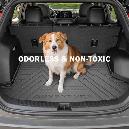 KUST Trunk Cargo Mat for Chevy Equinox/GMC Terrain 2025-2026 (Gasoline), Rear Cargo Liner for Equinox Accessories All Weather Protection TPE Rubber Raised Edge - Image 4