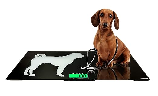 Tree LC-VS 330 Veterinary Scale, 330 LB Capacity, 0.1 LB Accuracy, Tempered - Image 2