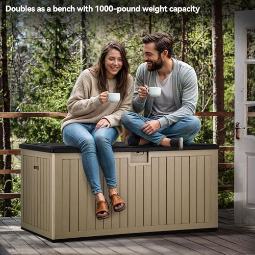 YITAHOME XXL 260 Gallon Large Deck Box - Image 3