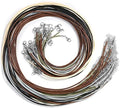 Necklace Cord, Paxcoo 50Pcs Necklace String Rope with Clasp, 24 Inch Waxed Cotton Cord Necklace Bulk for Charms Pendants, Bracelets, Necklaces, Jewelry Making Supplies and Beading Supplies by PAXCOO